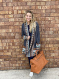Navy Tribal Sweater
