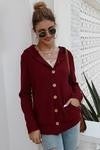 Waffle Cardi w/ Buttons