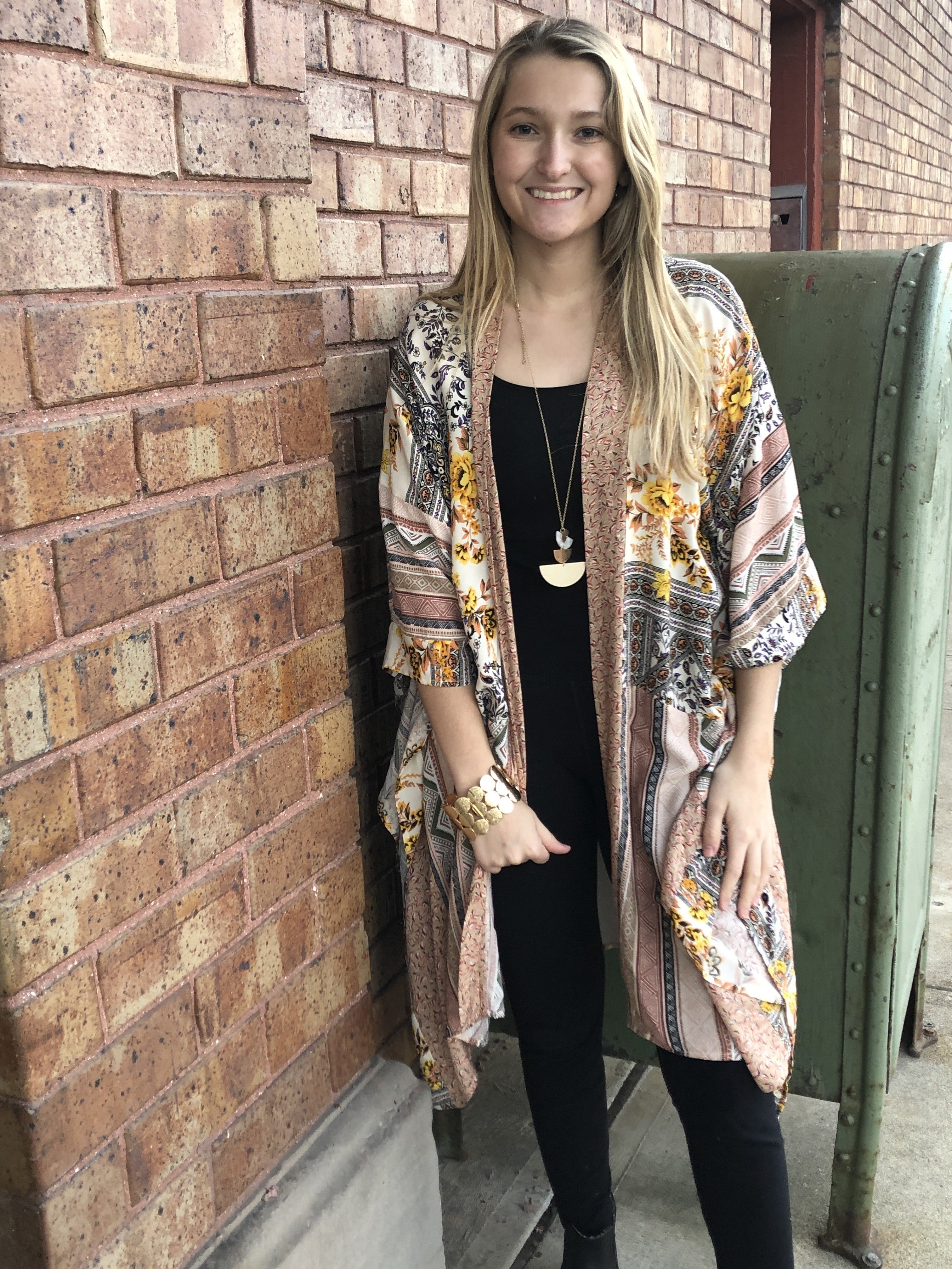 Multi Color Oversized Kimono