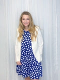 Off-White Collarless Blazer