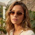 Oval Lens Tortoise Frame Sunglasses Set: ASSORTED