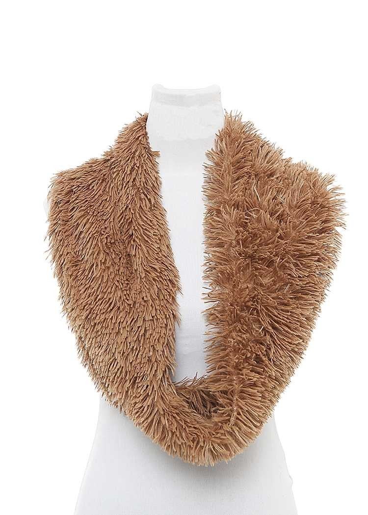 Fuzzy Fur infinity scarf