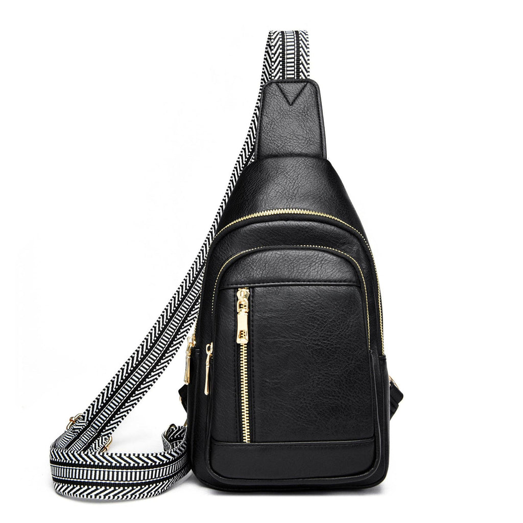 Genevive Sling Crossbody: Cognac