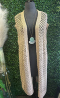 l Batwing Sleeve Knit Open Front Cardigan