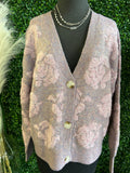 Floral Button Down Cardi