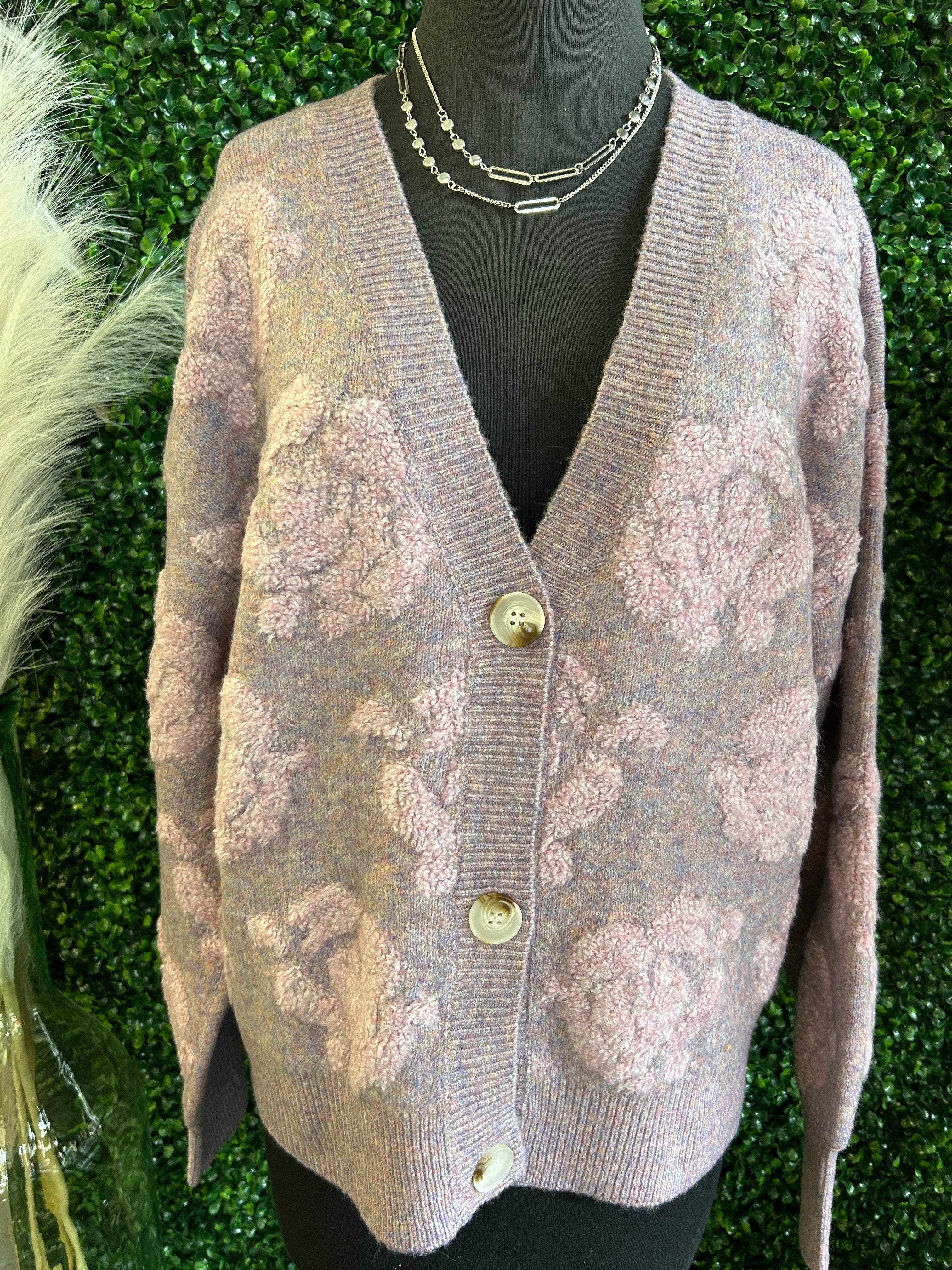 Floral Button Down Cardi