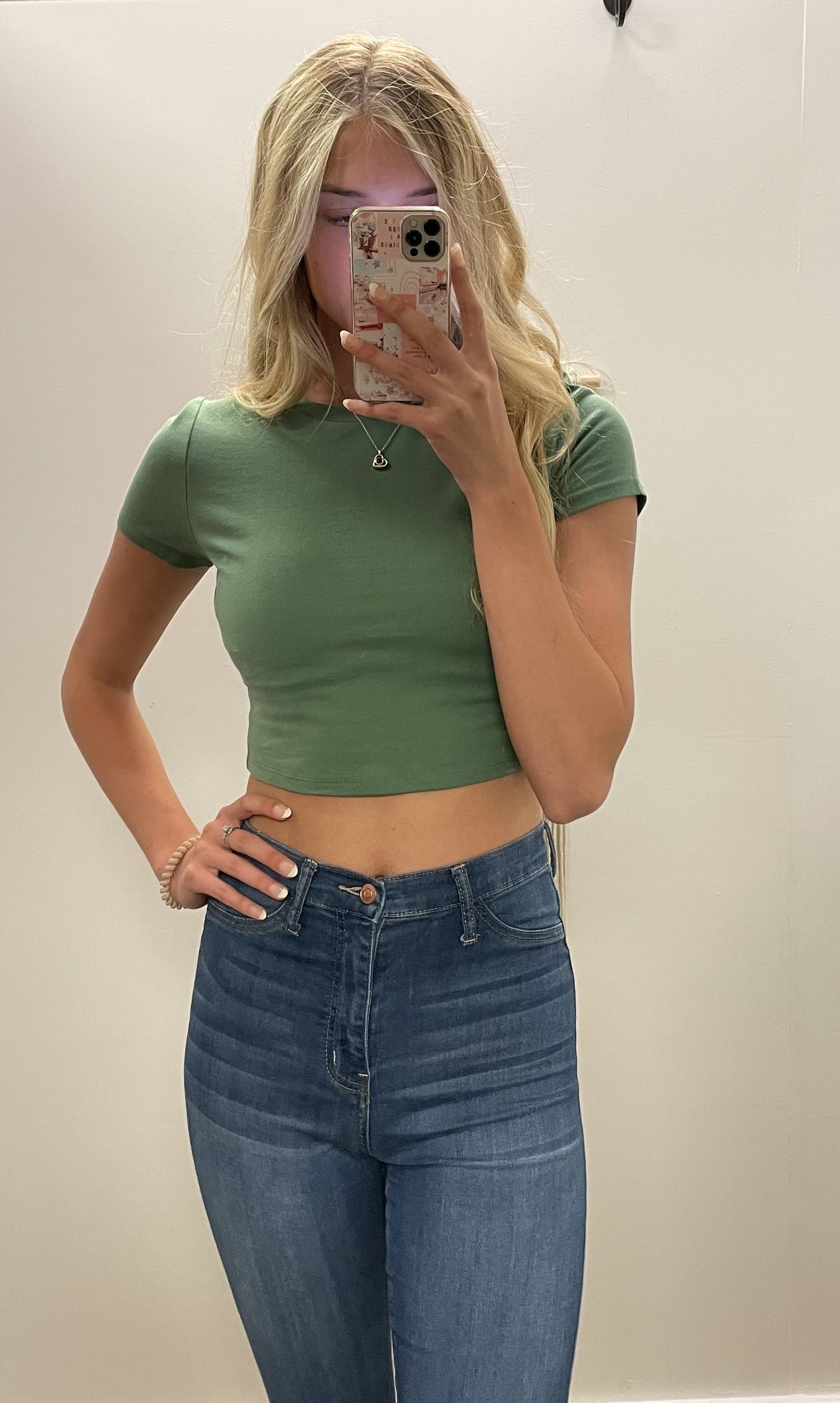 Crop T-shirt Tops