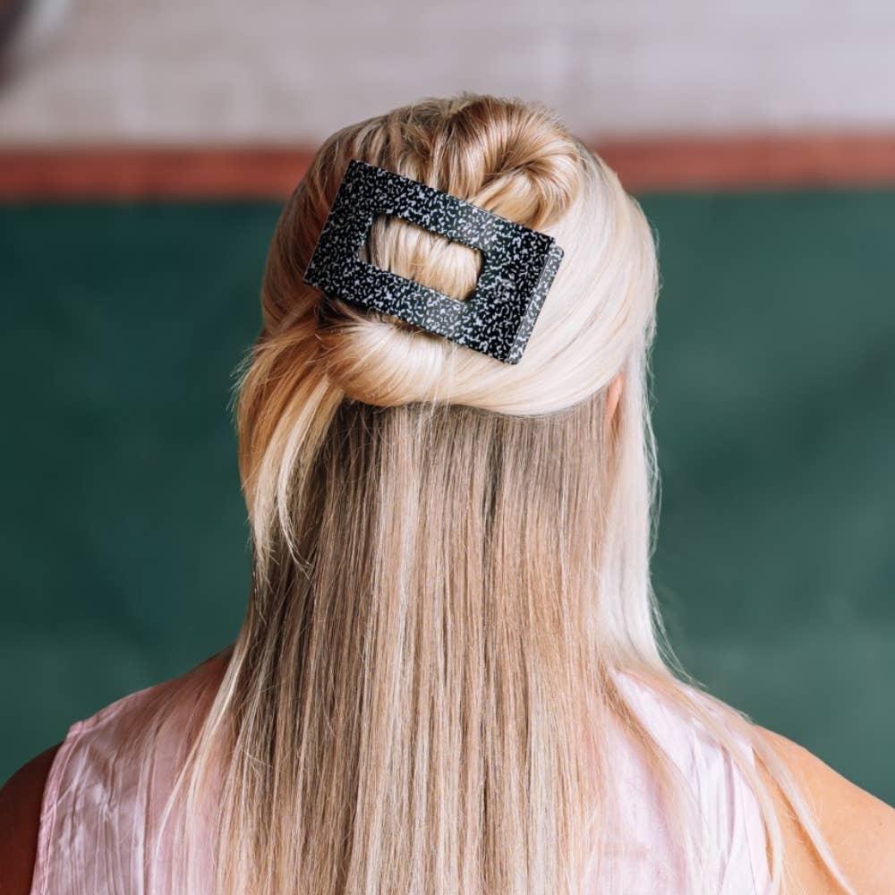 Flat Rectangle | Study Session | Medium Hair Clip