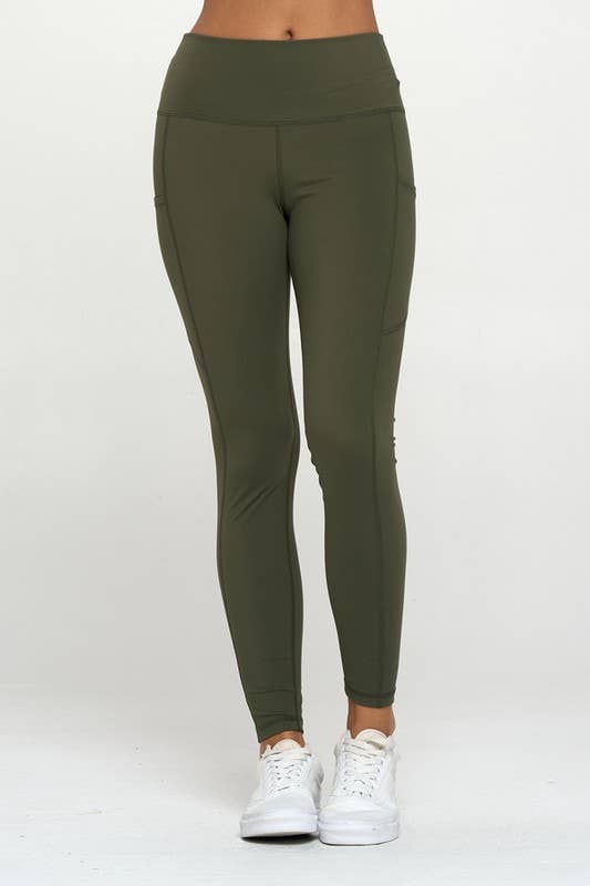 Black Buttery Soft Leggings with Pockets