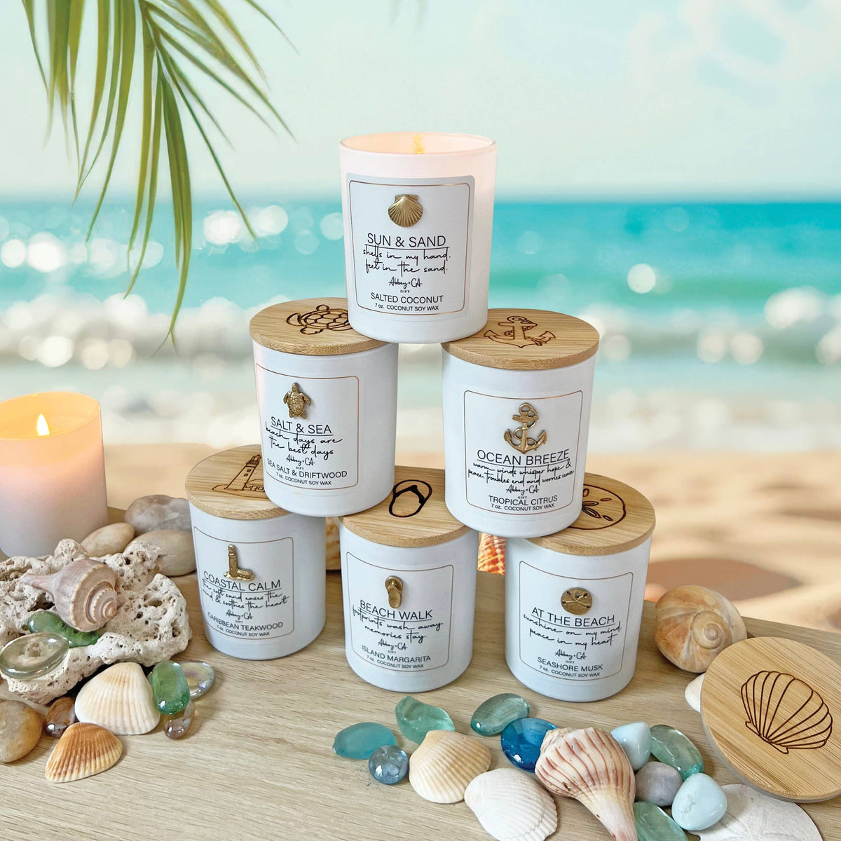 Coastal Scentspirations Candles: Beach Walk - Island Margarita