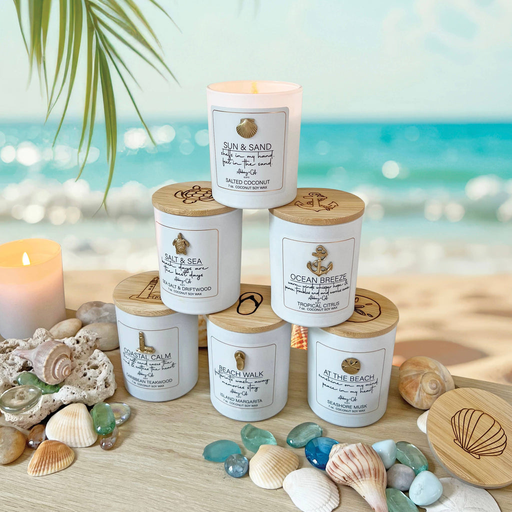 Coastal Scentspirations Candles: Salt & Sea - Sea Salt & Driftwood