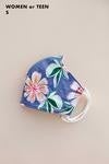 Bright floral face mask