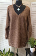 Feather Dolman Sleeve Top
