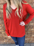 soft high-low tunic sweater