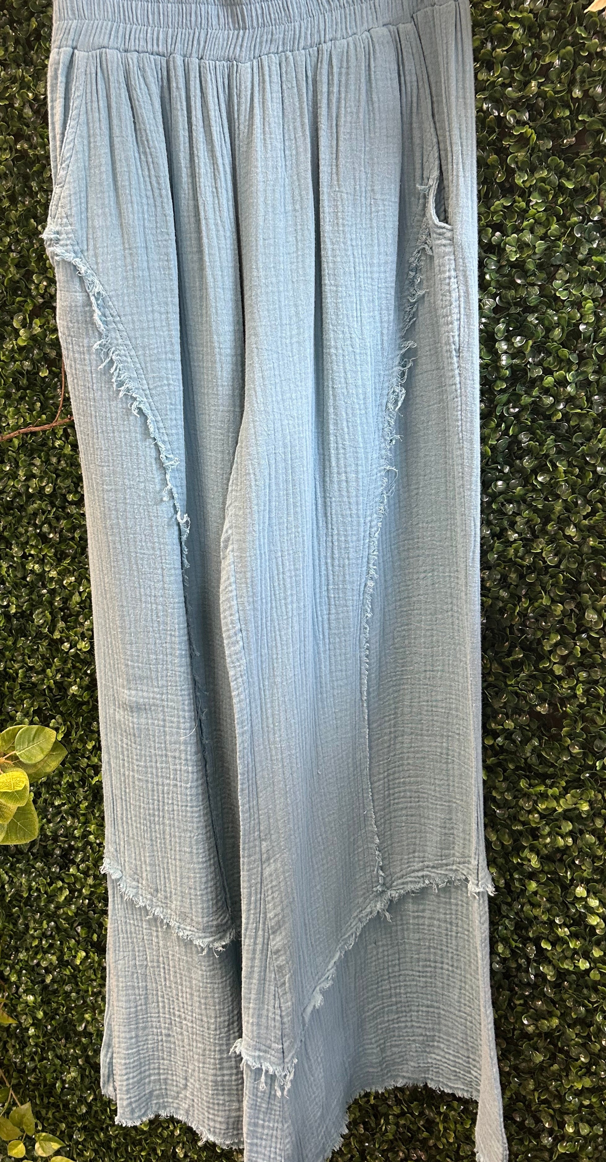 Flared Leg Washed Pant