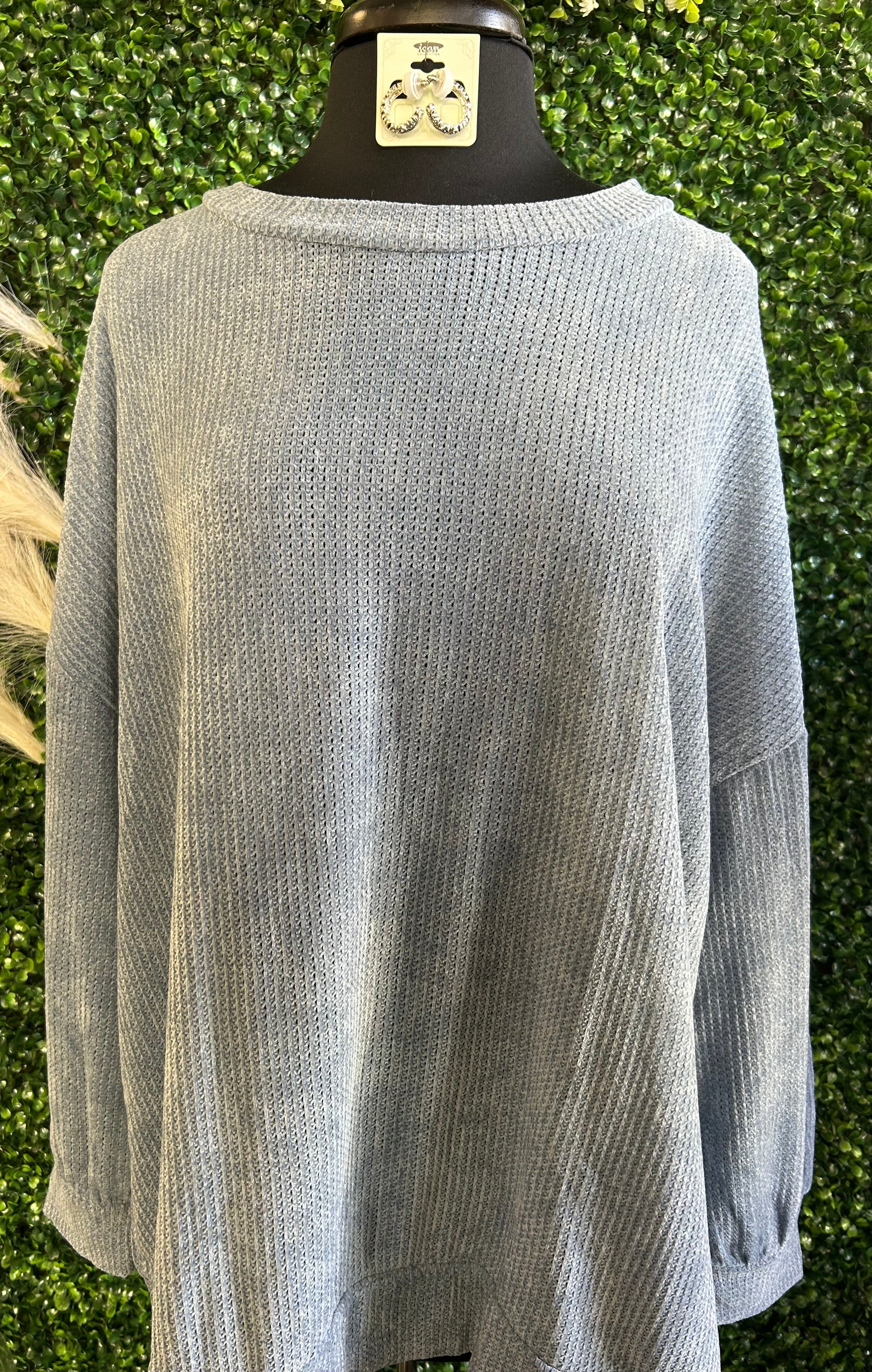 Chenille Knit Pullover