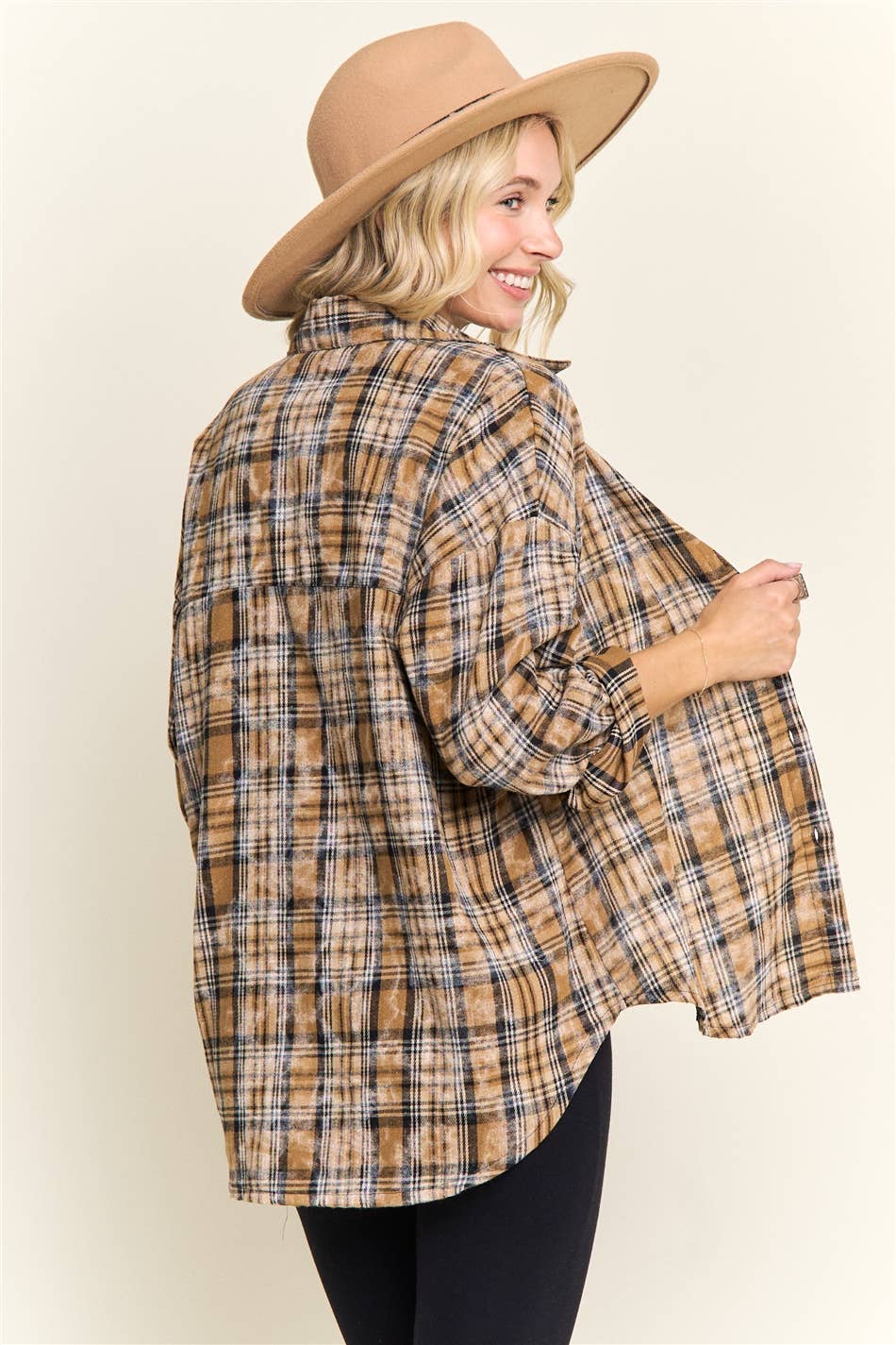 BURNOUT PLAID SHIRT