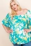 jade off shoulder top