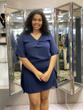 Navy Breathable Dress