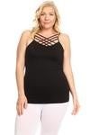 Reversible V or U neck tank