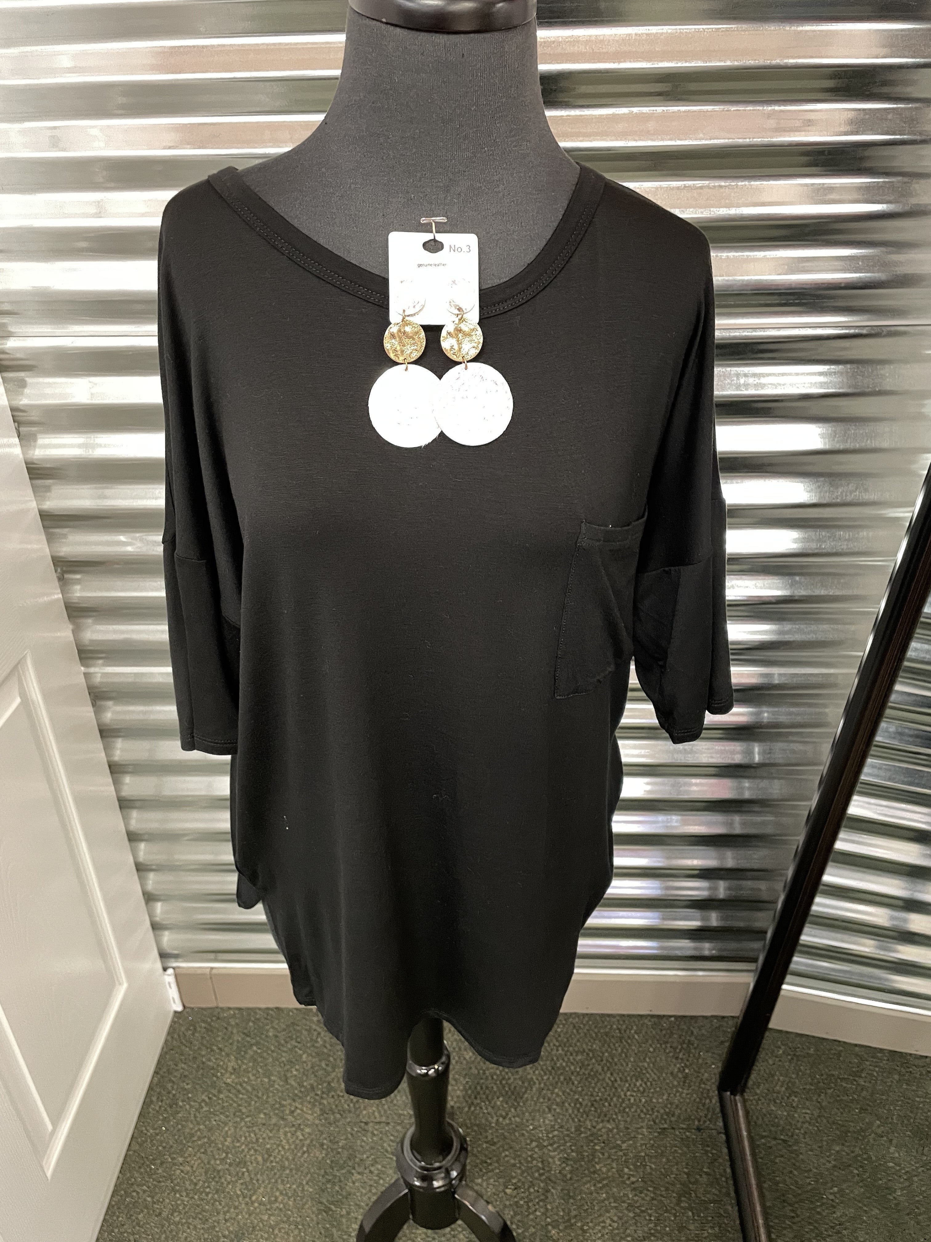 Classic Black Layering Top