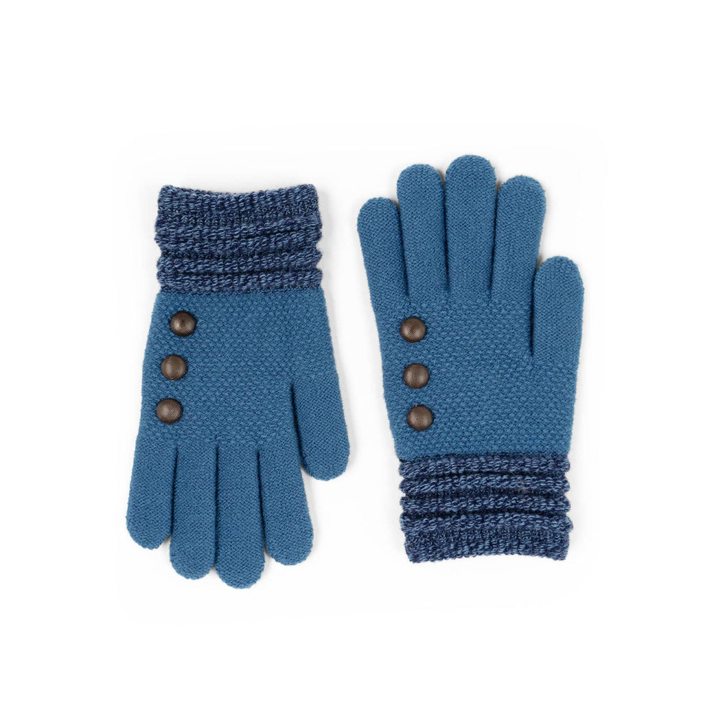 Britt's Knits Originals Gloves Open Stock: Gray