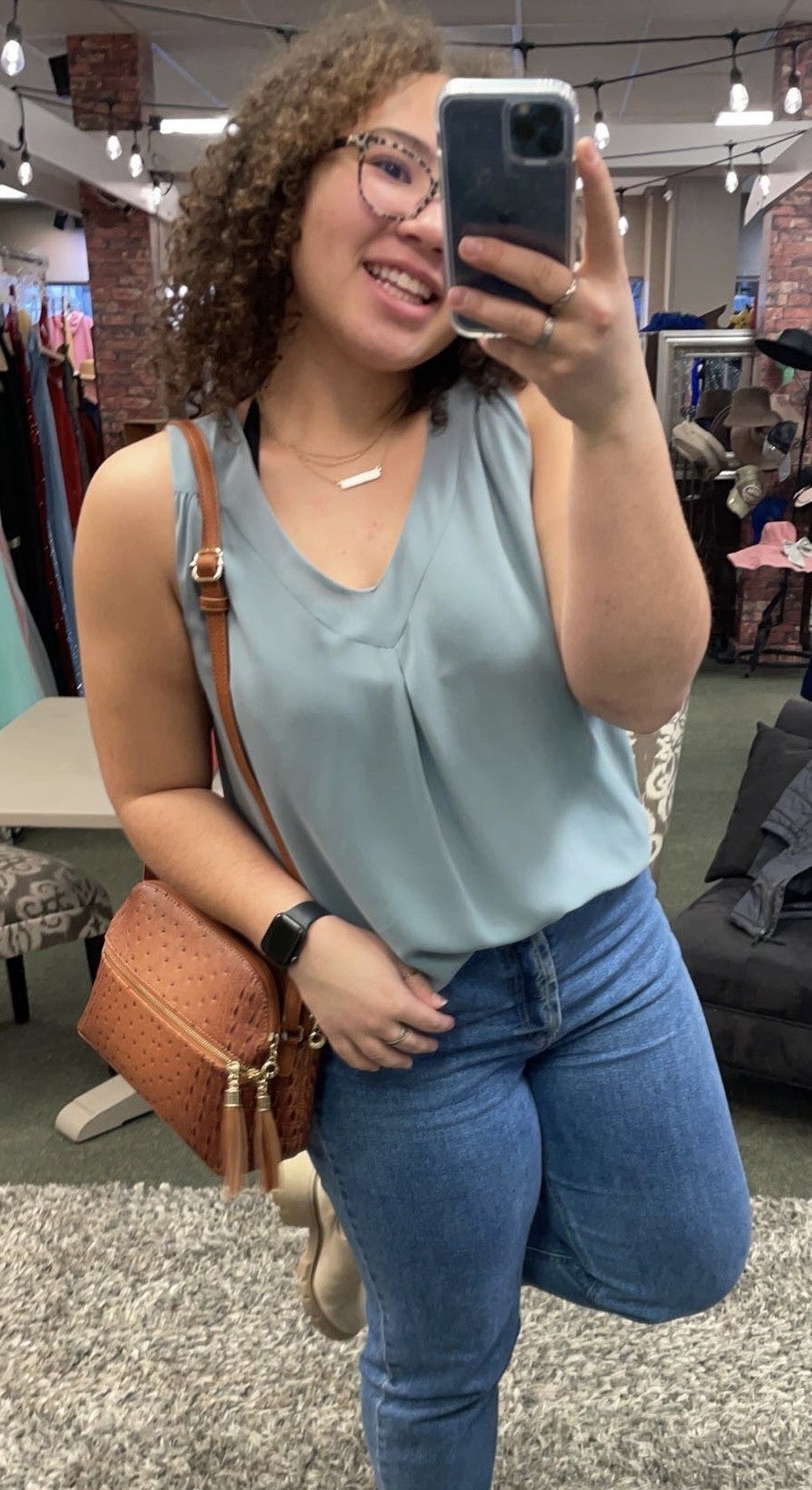 Woven Chiffon Sleeveless Top