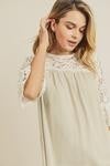 ruffle sleeve lace top