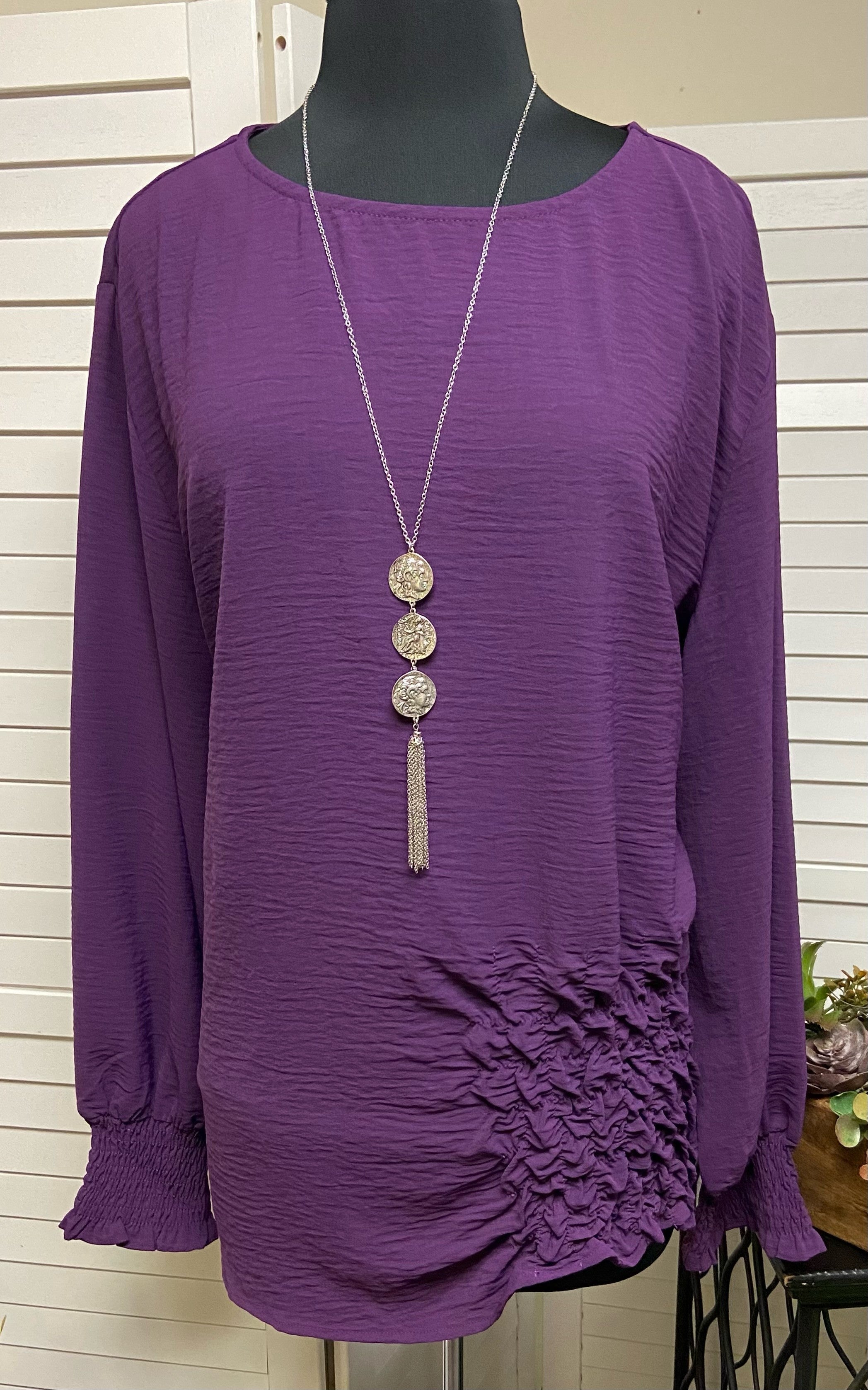 Smocked Waist Blouse
