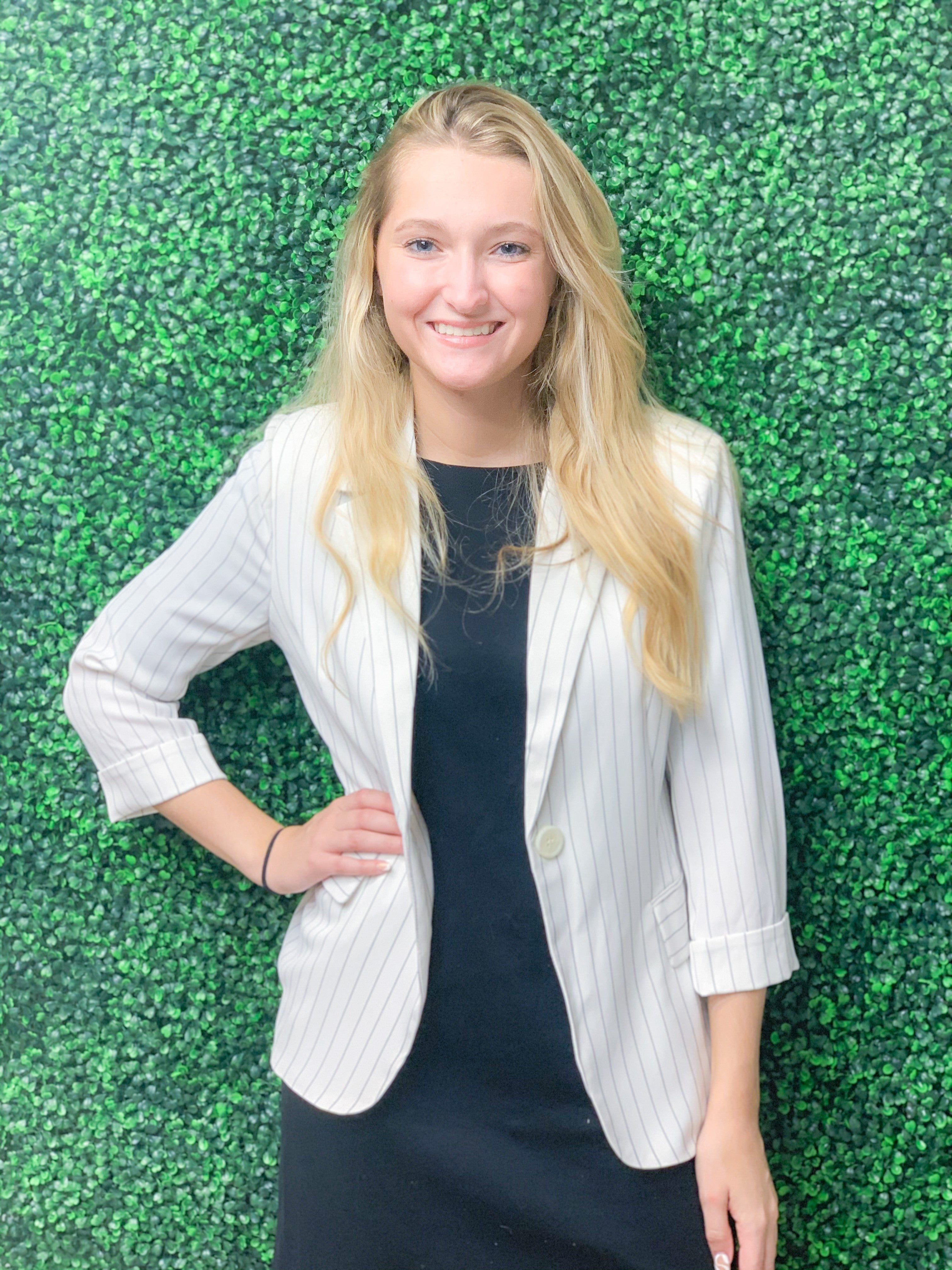 Off-White Striped Blazer