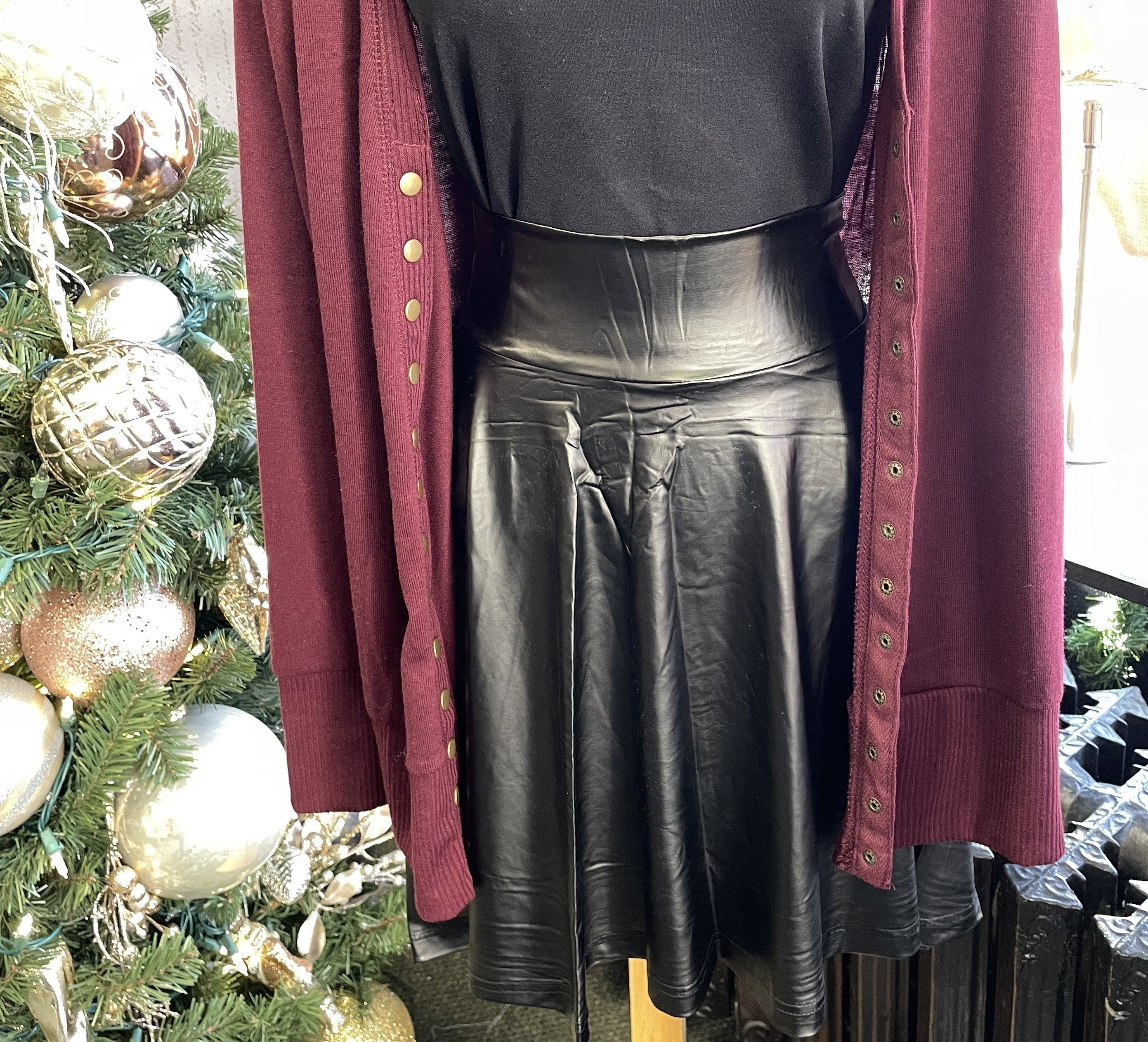 High Rise Skater Skirt