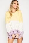 Tie dye pullover