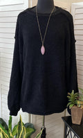 Balloon Sleeve Berber Sweater