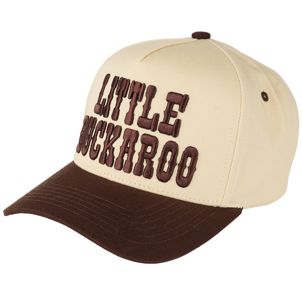 C.C LITTLE BUCKAROO Embroidered KIDS Snapback Cap: Light Denim