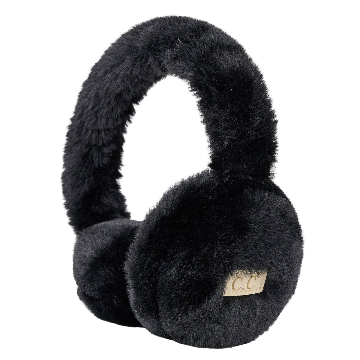 C.C Kids Faux Fur Solid Earmuffs Ear Warmer: Beige
