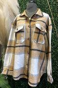 Promise You Plaid Oversized Shacket