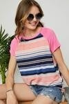 multi striped top