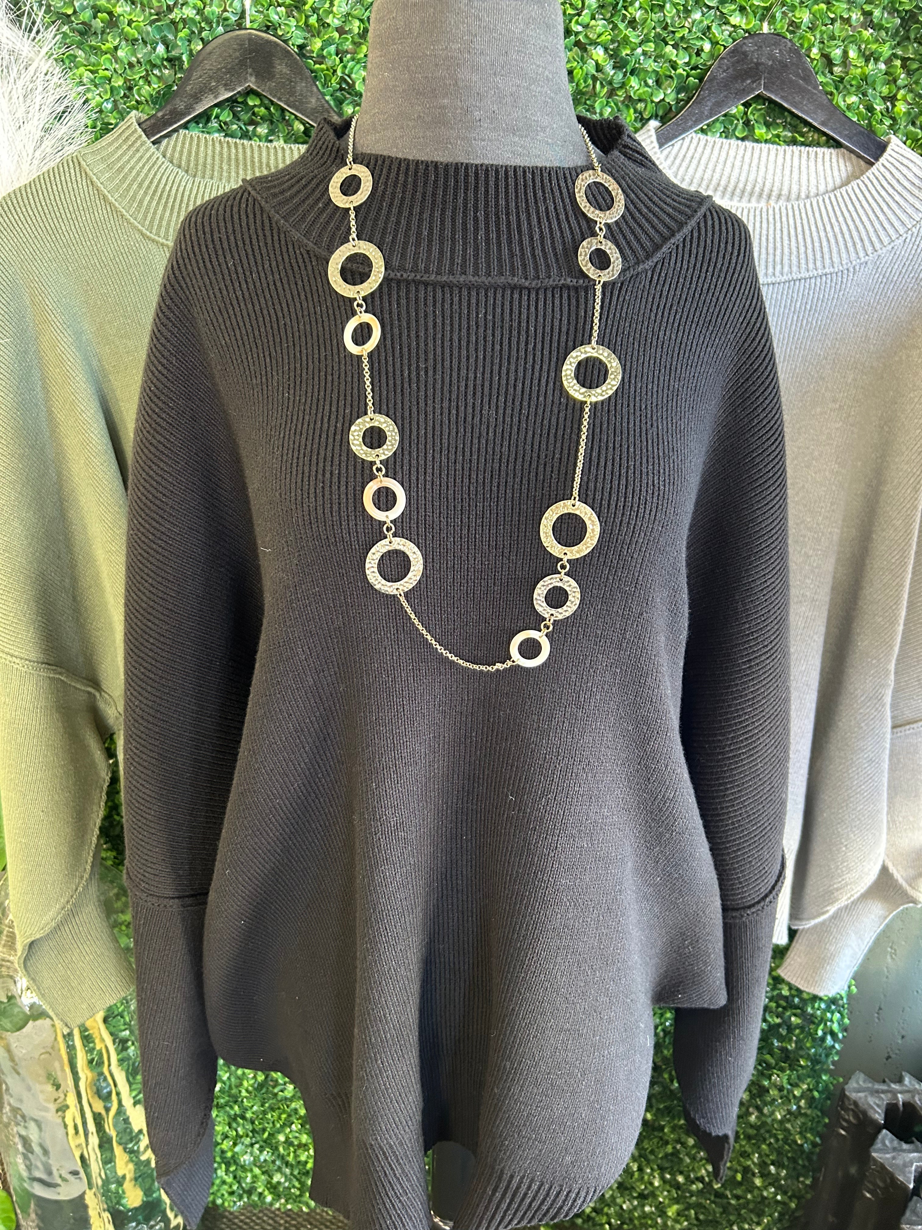 Plus Pullover Knit Sweater