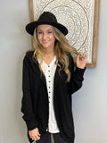 Waffle Hoodie Cardi