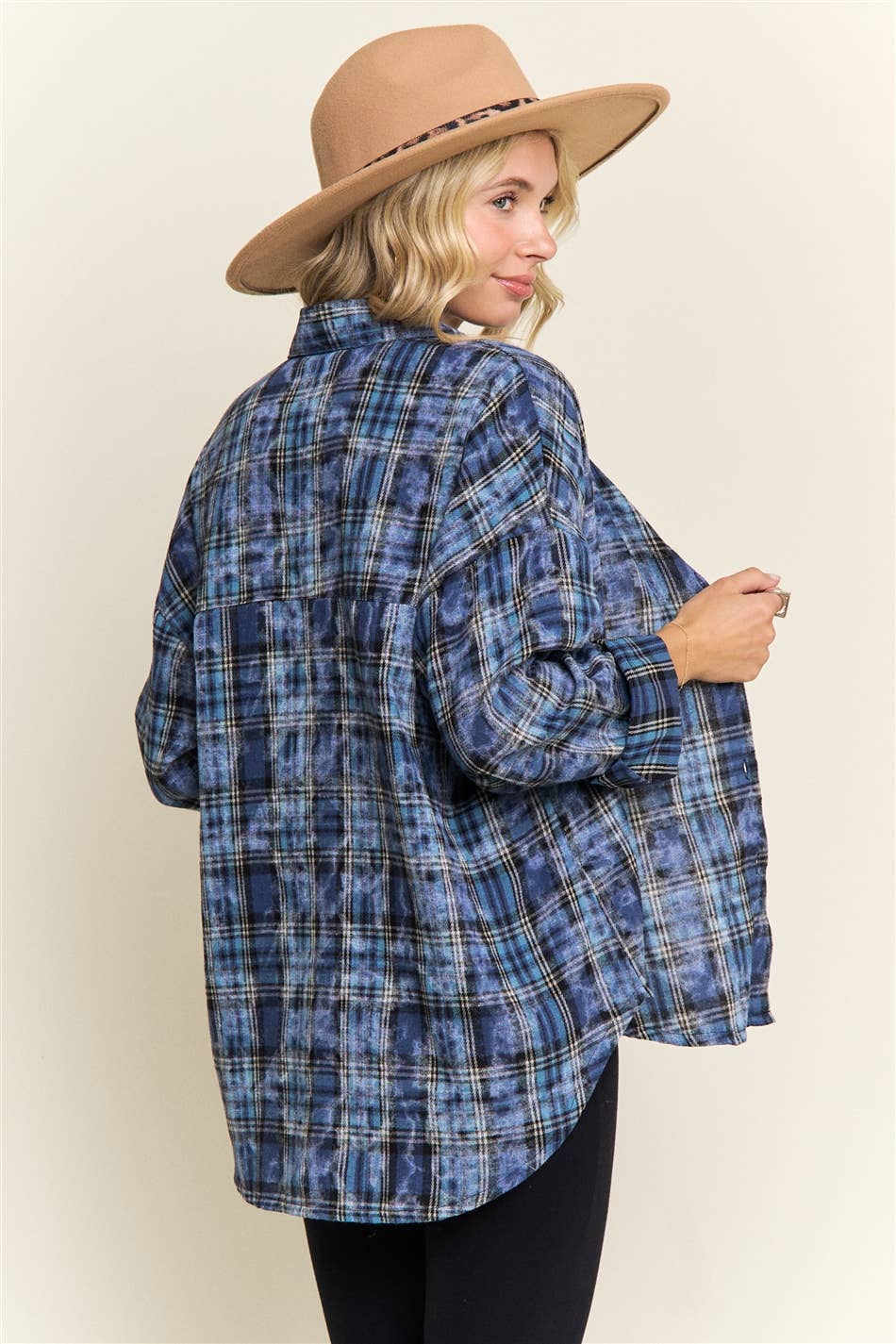 BURNOUT PLAID SHIRT