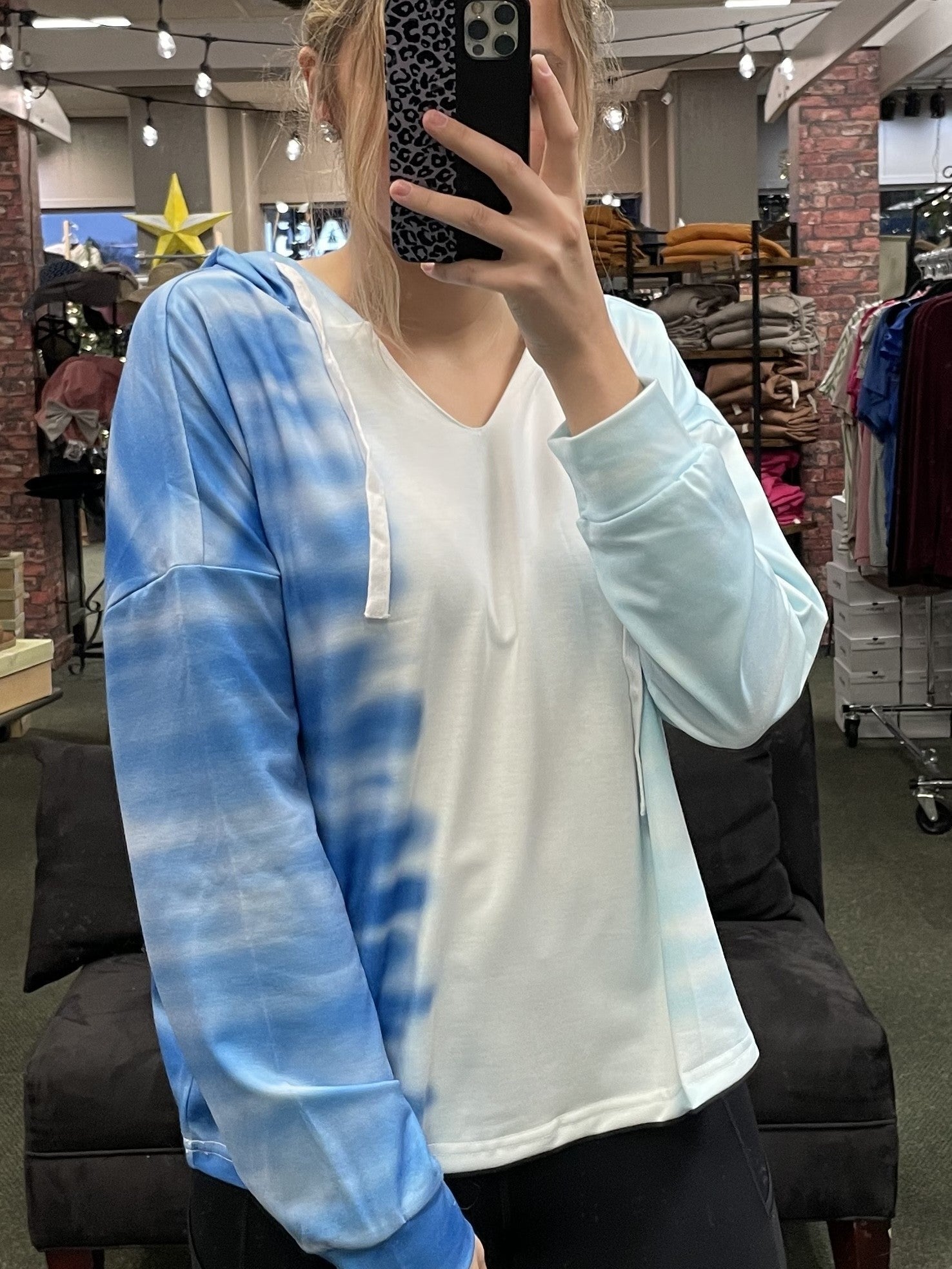 Blue Gradient Hoodie