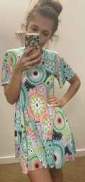 Bright Print Dress/Tunic