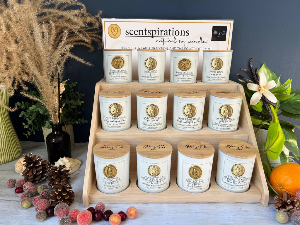 Saint Scentspirations Candles: Saint Michael - Eucalyptus & Mint