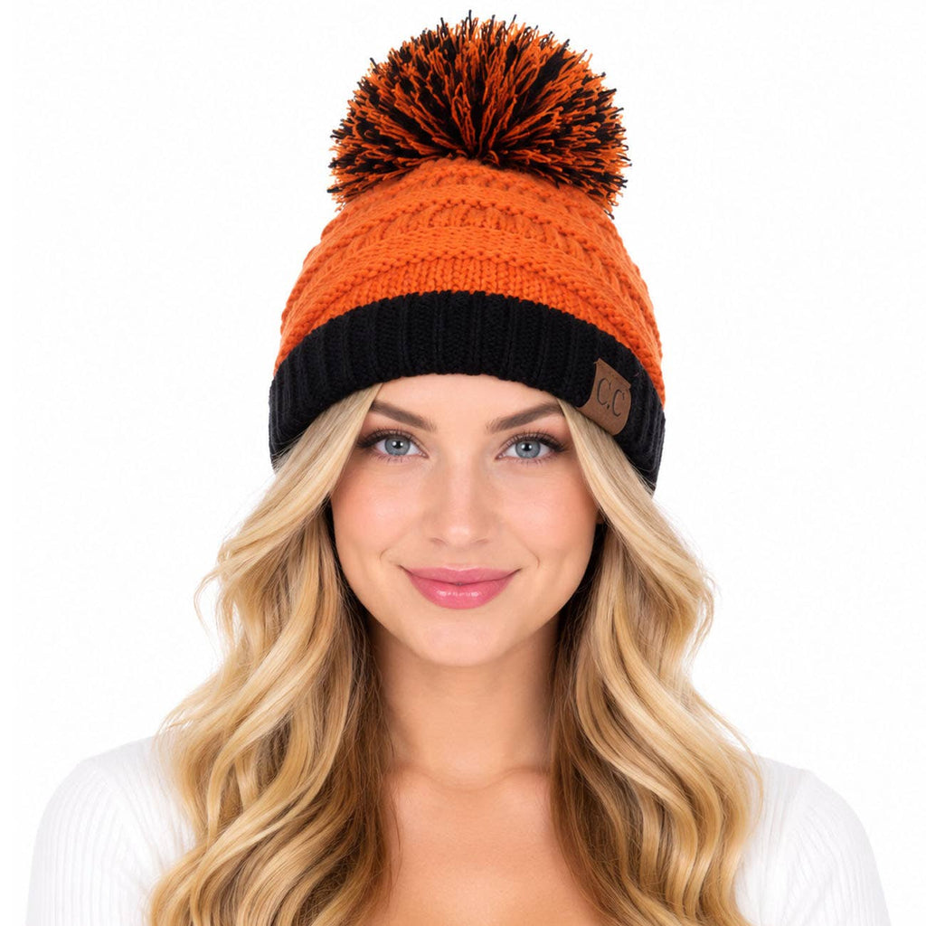 C.C Team College Color Game Day Beanie: 04. Blue/White