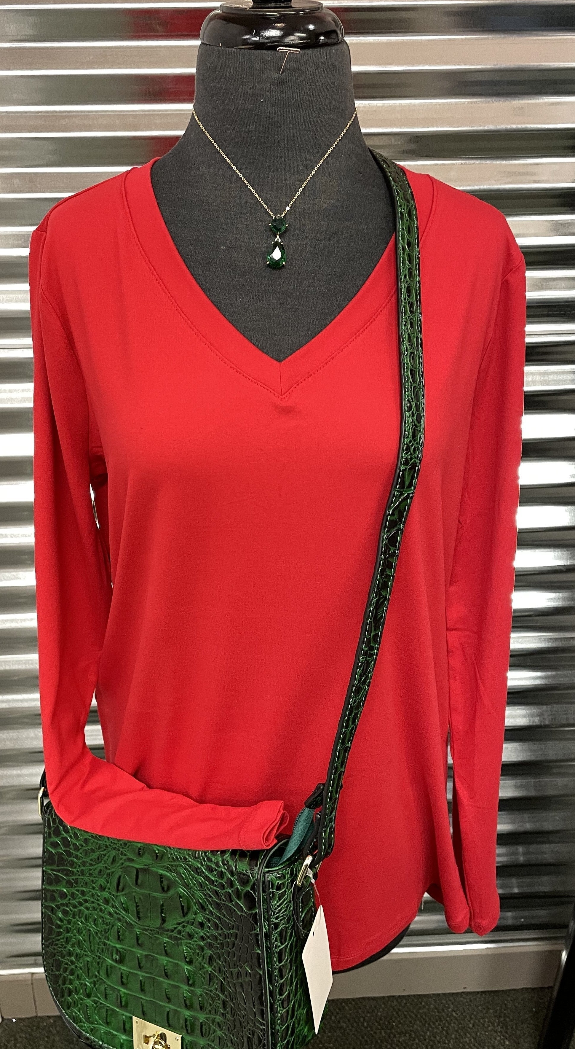 V-neck Layering Shirt