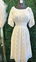 Embroidered Lace Dress