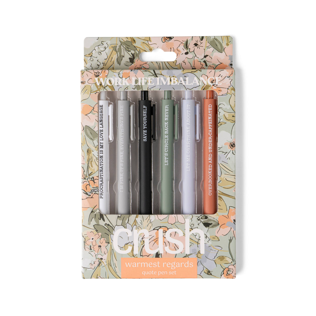 Crush Warmest Regards Quote Pen Set