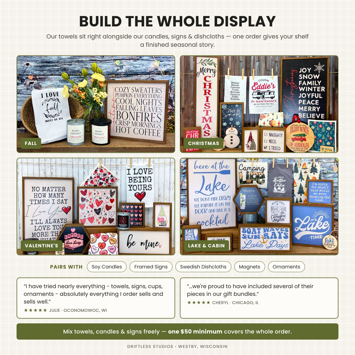 Raising My Husband Is White Cotton Tea Towel - Home Decor