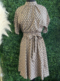 Printed Mini Dress