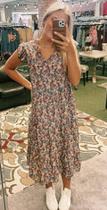 Flower Midi-Dress